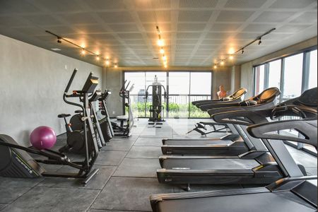 Studio para alugar com 27m², 1 quarto e sem vaga Studio para alugar com 27m², 1 quarto e sem vagaAcademia