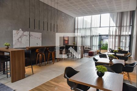 Studio para alugar com 27m², 1 quarto e sem vaga Studio para alugar com 27m², 1 quarto e sem vagaSalão de festas