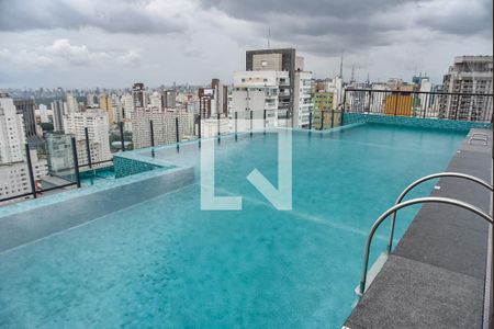 Studio para alugar com 27m², 1 quarto e sem vaga Studio para alugar com 27m², 1 quarto e sem vagaPiscina