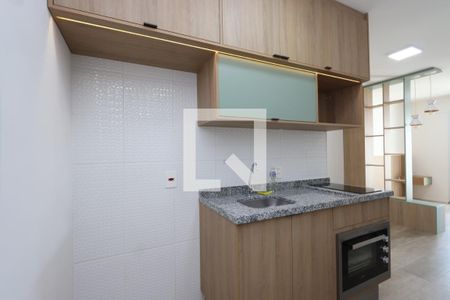 Studio à venda com 33m², 1 quarto e sem vagaCozinha