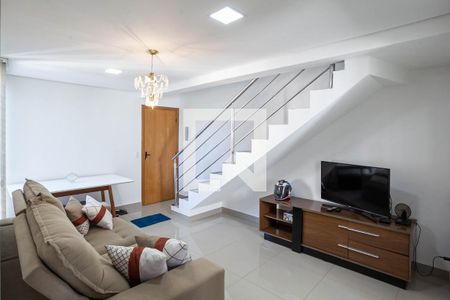 Sala de apartamento para alugar com 2 quartos, 93m² em Santa Branca, Belo Horizonte