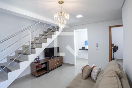Sala de apartamento para alugar com 2 quartos, 108m² em Santa Branca, Belo Horizonte