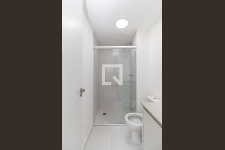 Banheiro de kitnet/studio para alugar com 1 quarto, 28m² em Vila Zilda (tatuapé), São Paulo
