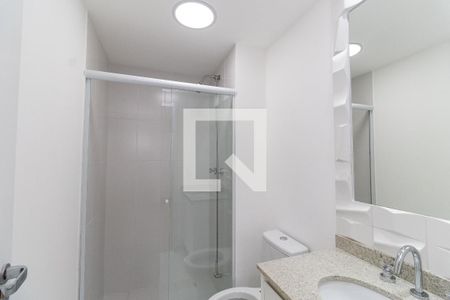Banheiro de kitnet/studio para alugar com 1 quarto, 28m² em Vila Zilda (tatuapé), São Paulo