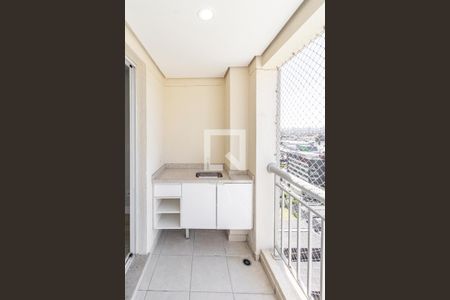 Varanda da Sala de apartamento para alugar com 1 quarto, 48m² em Jardim Vila Mariana, São Paulo