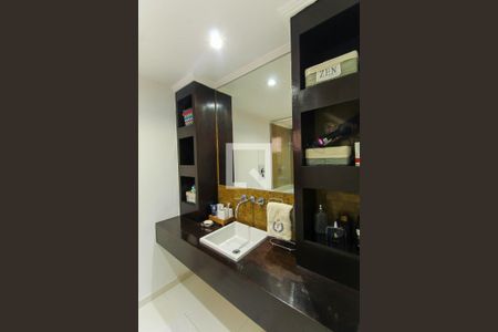 Banheiro da Suíte 1 de apartamento à venda com 5 quartos, 200m² em Vila Regente Feijó, São Paulo