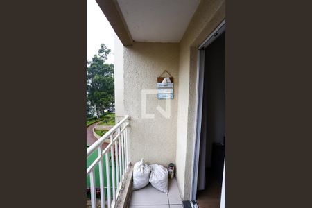 Varanda de apartamento à venda com 2 quartos, 49m² em Jardim Henriqueta, Taboão da Serra
