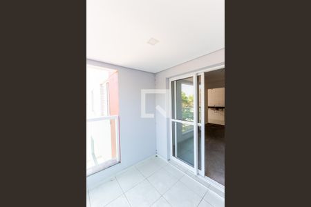 Varanda da Sala de apartamento à venda com 2 quartos, 60m² em Jardim, Santo André