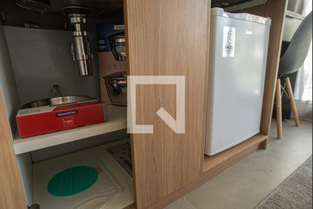 Studio para alugar com 25m², 1 quarto e sem vagaCozinha