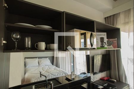 Studio para alugar com 25m², 1 quarto e sem vagaCozinha