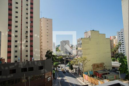 Studio para alugar com 25m², 1 quarto e sem vagaVista da varanda