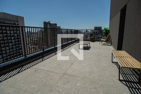 Studio para alugar com 25m², 1 quarto e sem vagaTerraço