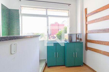 Cozinha de kitnet/studio para alugar com 1 quarto, 26m² em Bela Vista, São Paulo