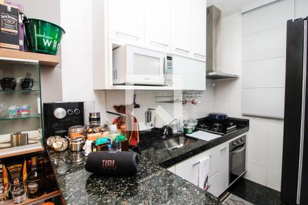 Cozinha de apartamento à venda com 2 quartos, 56m² em Santo Antônio, Belo Horizonte