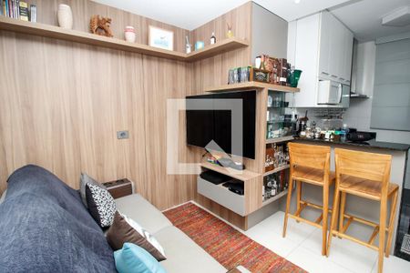 Sala de apartamento à venda com 2 quartos, 56m² em Santo Antônio, Belo Horizonte