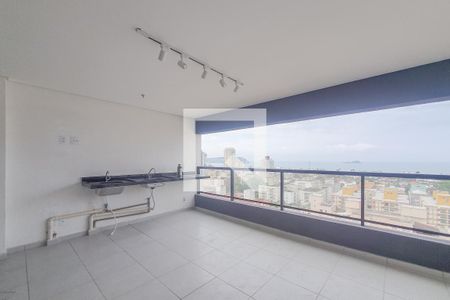 Varanda de apartamento para alugar com 1 quarto, 45m² em Enseada, Guarujá
