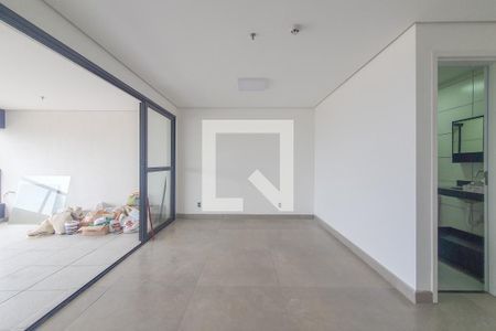 Sala de apartamento para alugar com 1 quarto, 45m² em Enseada, Guarujá