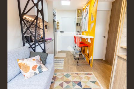 Sala/Cozinha de apartamento à venda com 1 quarto, 24m² em Tatuapé, São Paulo