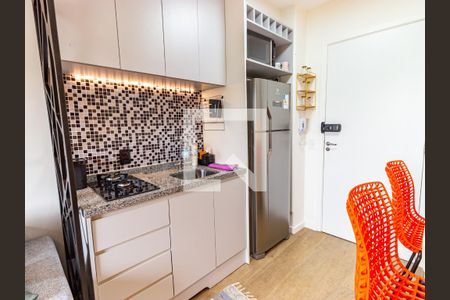 Sala/Cozinha de apartamento à venda com 1 quarto, 24m² em Tatuapé, São Paulo