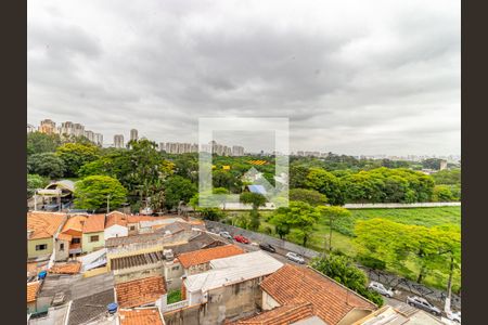 Sala/Cozinha - Vista de apartamento à venda com 1 quarto, 24m² em Tatuapé, São Paulo