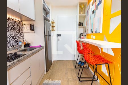 Sala/Cozinha de apartamento à venda com 1 quarto, 24m² em Tatuapé, São Paulo