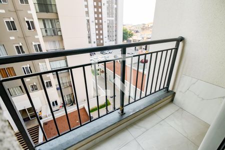 Varanda da Sala de apartamento à venda com 2 quartos, 43m² em Jardim Monte Alegre, Taboão da Serra