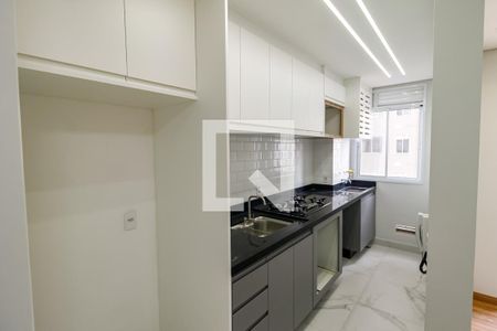Cozinha - Armários de apartamento à venda com 2 quartos, 43m² em Jardim Monte Alegre, Taboão da Serra