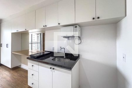 Cozinha de kitnet/studio para alugar com 1 quarto, 25m² em Vila Mariana, São Paulo