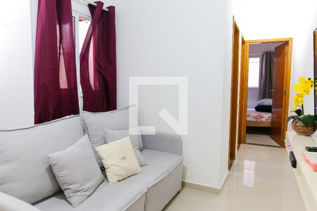 Sala de apartamento para alugar com 2 quartos, 55m² em Jardim Vila Rica, Santo André