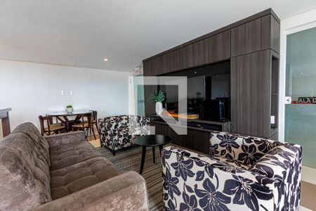 Área comum - Salão de festas de apartamento para alugar com 3 quartos, 92m² em Barreiros, São José