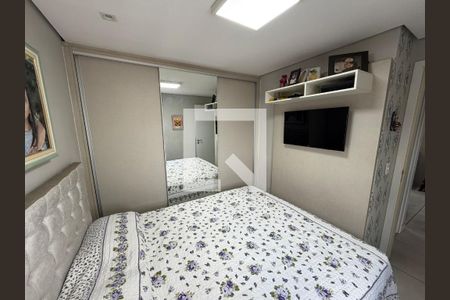 Quarto de apartamento à venda com 2 quartos, 52m² em Vila Scarpelli, Santo André