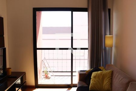 Detalhe da sala  de apartamento à venda com 1 quarto, 50m² em Jardim Primavera, Campinas