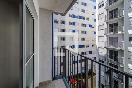 varanda de apartamento à venda com 2 quartos, 37m² em Cambuci, São Paulo