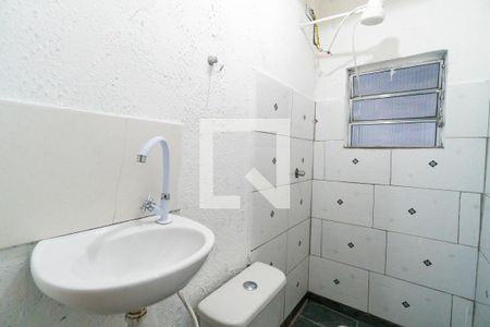 Banheiro da Suíte de kitnet/studio para alugar com 1 quarto, 28m² em Vila Campestre, São Paulo