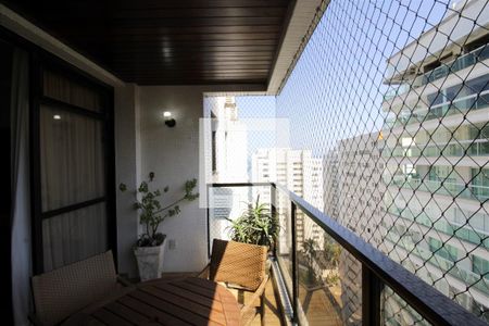 Varanda da Sala de apartamento para alugar com 3 quartos, 143m² em Vila Maia, Guarujá