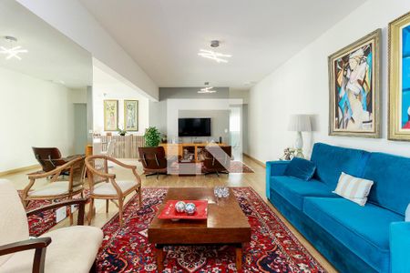 Sala de apartamento à venda com 2 quartos, 106m² em Cidade Monções, São Paulo