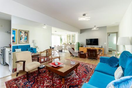 Sala de apartamento à venda com 2 quartos, 106m² em Cidade Monções, São Paulo