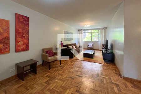 Sala de apartamento para alugar com 3 quartos, 119m² em Chácara Itaim, São Paulo