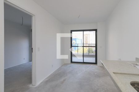 Sala/Cozinha de apartamento para alugar com 1 quarto, 41m² em Jardim das Acacias, São Paulo