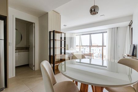 Sala de apartamento para alugar com 1 quarto, 44m² em Coqueiros, Florianópolis