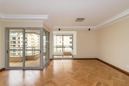 Sala de apartamento para alugar com 4 quartos, 195m² em Indianópolis, São Paulo
