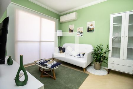 Sala de apartamento à venda com 2 quartos, 63m² em Moema, São Paulo