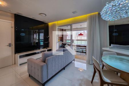 Sala de apartamento à venda com 3 quartos, 107m² em Nova Petrópolis, São Bernardo do Campo