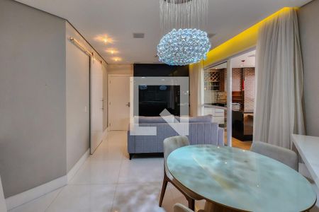 Sala de apartamento à venda com 3 quartos, 107m² em Nova Petrópolis, São Bernardo do Campo