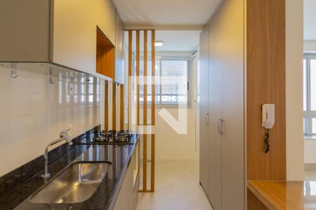Cozinha de apartamento para alugar com 2 quartos, 65m² em Funcionários, Belo Horizonte