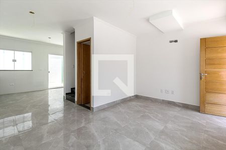 Sala de casa de condomínio para alugar com 3 quartos, 110m² em Vila Santo Estéfano, São Paulo