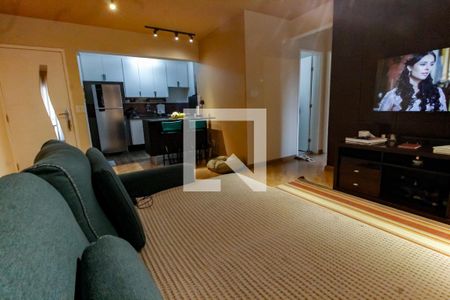 Sala de apartamento à venda com 2 quartos, 64m² em Panamby, São Paulo