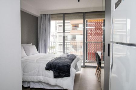 Estúdio - panorâmica  de kitnet/studio para alugar com 1 quarto, 28m² em Indianópolis, São Paulo