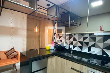 Cozinha de apartamento para alugar com 1 quarto, 26m² em Bethaville I, Barueri