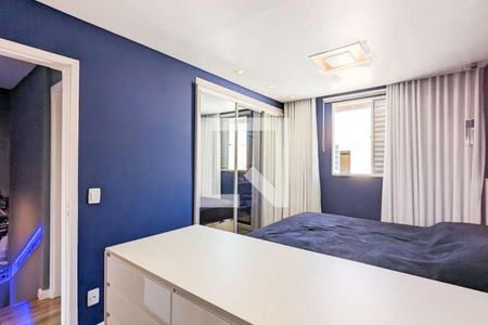 Quarto da suíte de casa de condomínio à venda com 3 quartos, 111m² em Taboão, São Bernardo do Campo